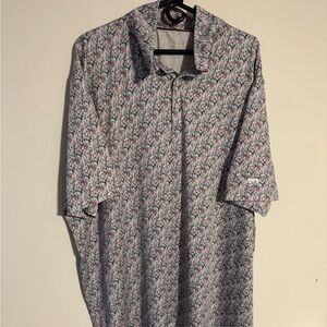 Stylish Men's Polo Shirt - Multicolor Pattern